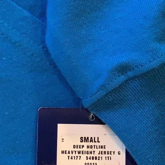 Champion Logo Hoodie Teal Blue Small - Picture 7 of 7